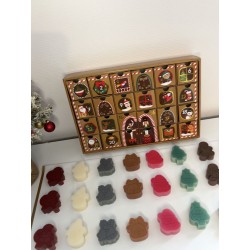 Calendrier de l'avent fondants parfumés